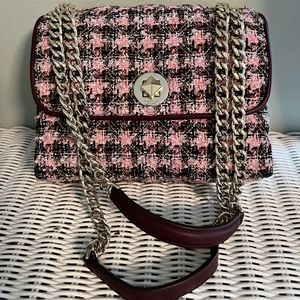 Gold chain tweed Kate spade bag OPEN TO REASONABLE OFFERS